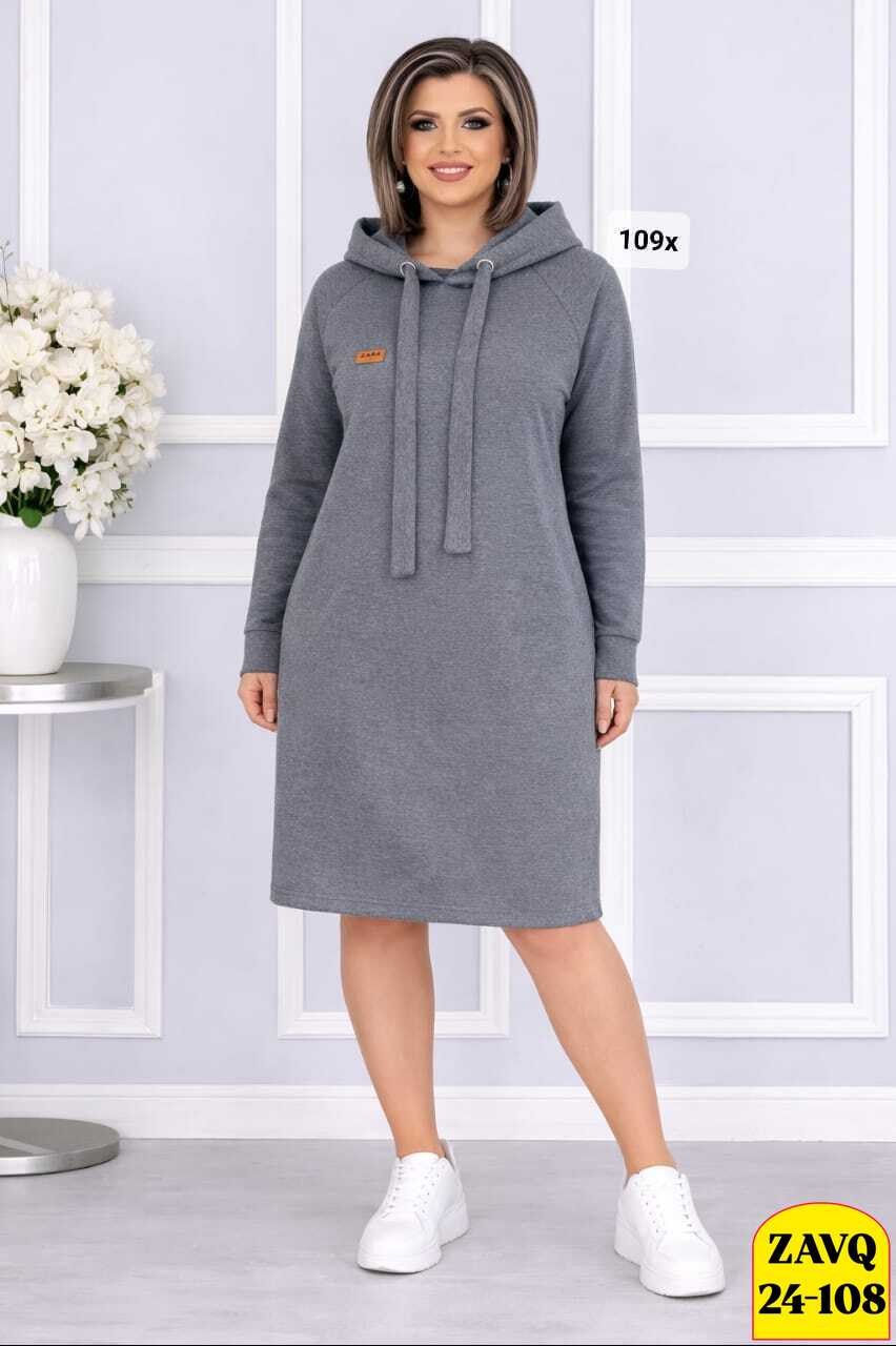 платье спортивное с капюшоном,платье спортивное женское,стильное платье,платье прямое,спортивное платье