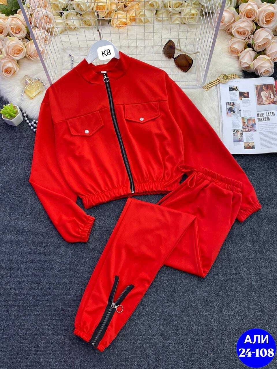 женские спортивные костюмы,стильные костюмы,костюм повседневный спортивный,спортивный костюм для женщин,спортивный костюм красный женский топ