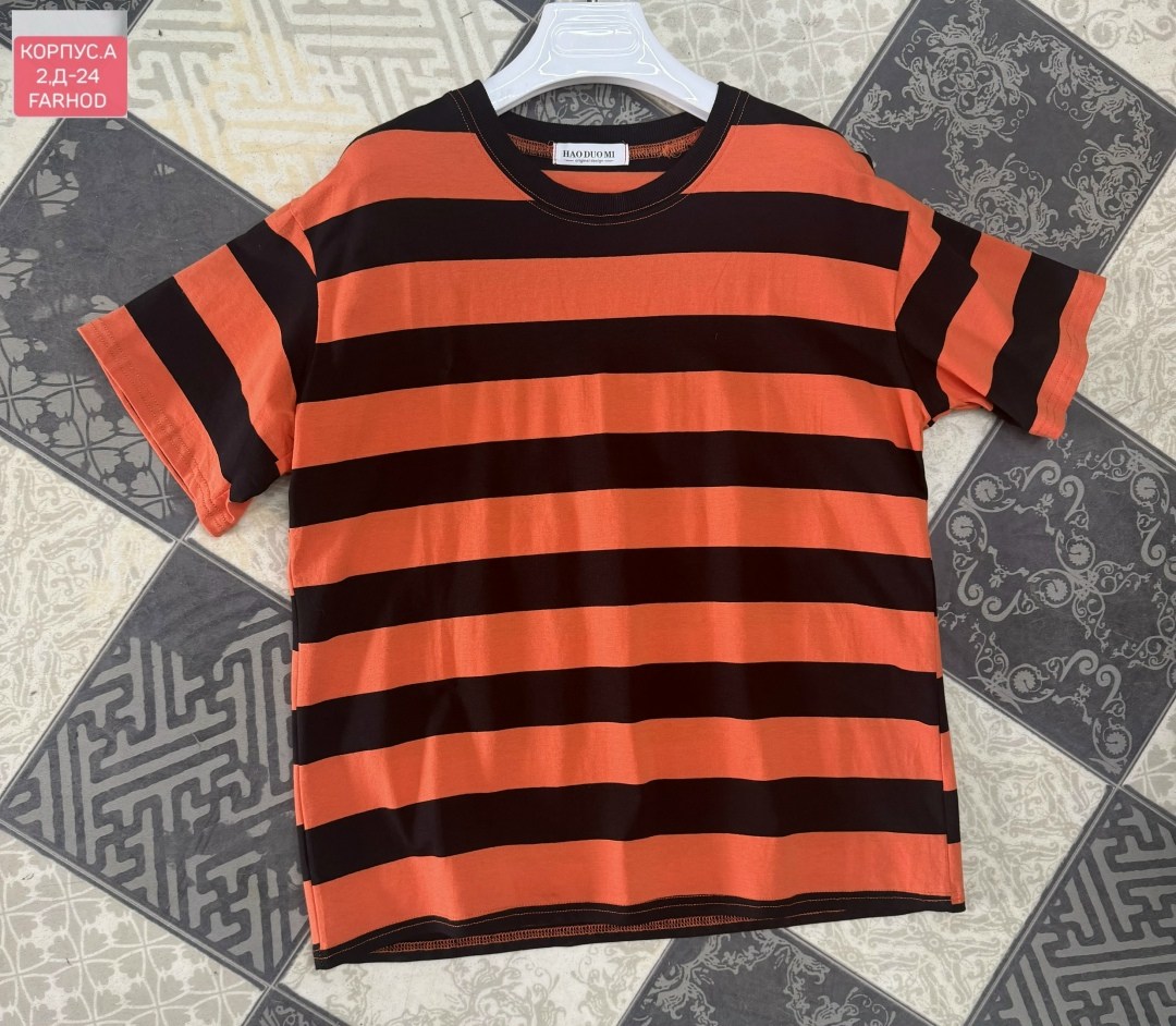футболка в полоску,футболка женская в полоску,футболки женская,футболки для женщин,оранжевая футболка