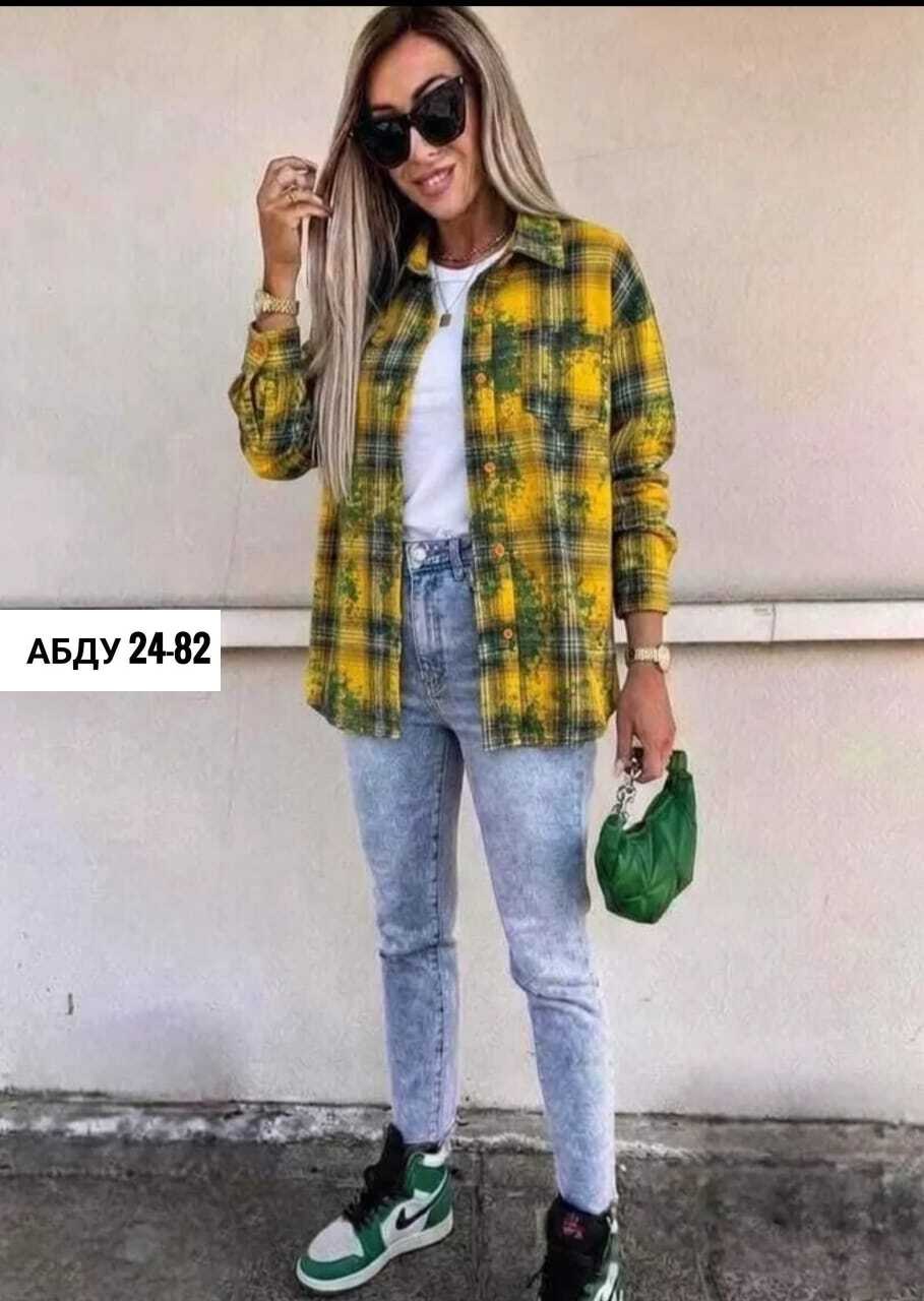 рубашка женская в клетку pinacolada64,рубашка в клетку женская,женская рубашка,рубашка женская в клетку утепленная,рубашка женская 7007 "клетка № 4"