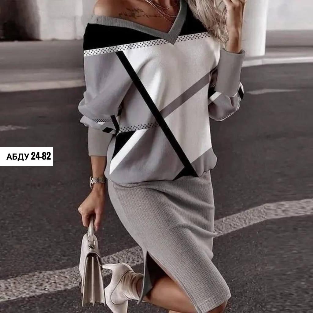 костюм женский двойка,женский трикотажный костюм с юбкой черный с белым,костюм женский двойка юбка с джемпером,костюм двойка трикотаж,костюм классический