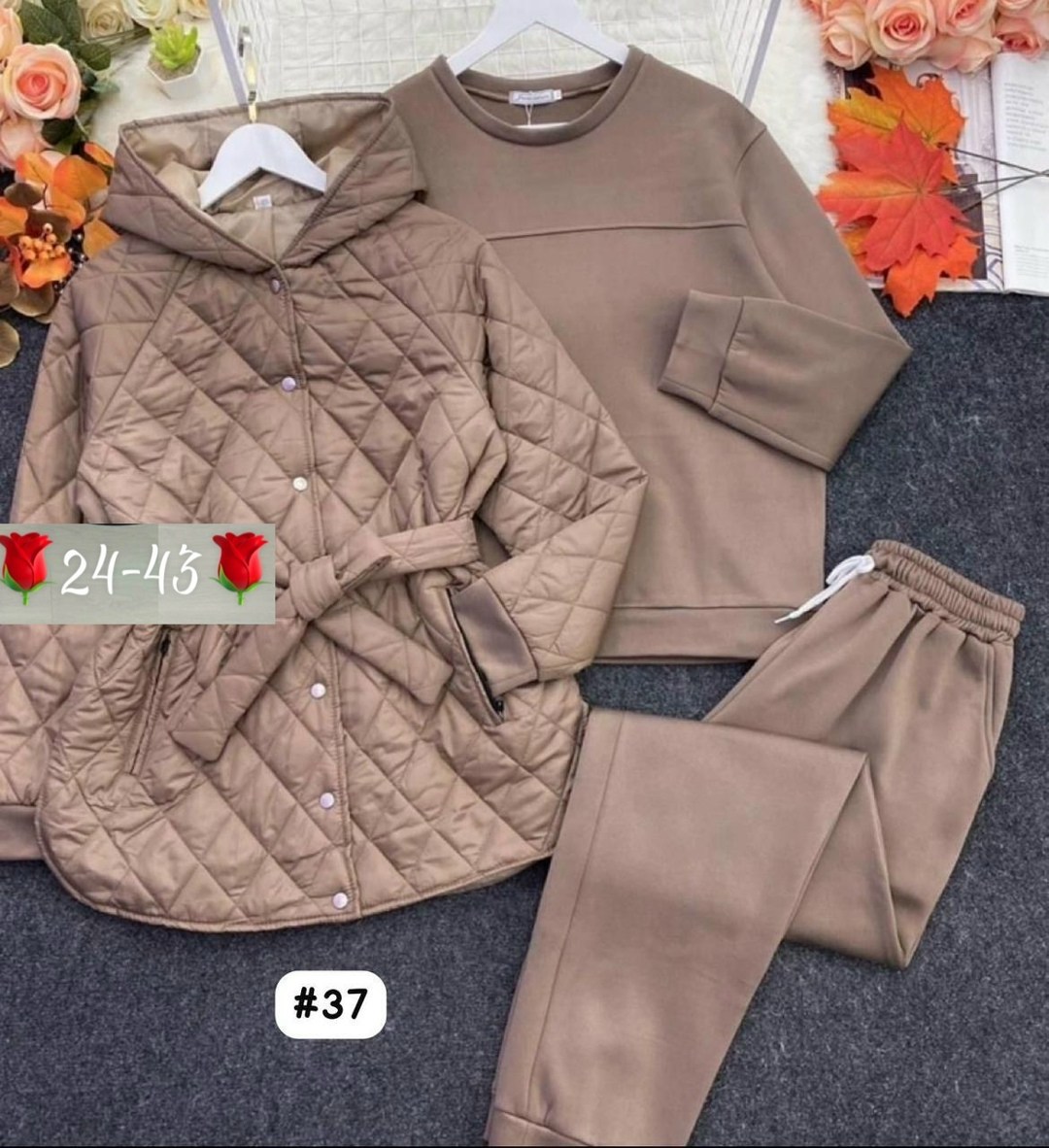 cпортивный костюм женский на флисе,костюм спортивный тройка с длинным стеганым пальто cubi shop,костюм женский на флисе,костюм спортивный тройка с длинным стеганым пальто,костюм тройка с курткой