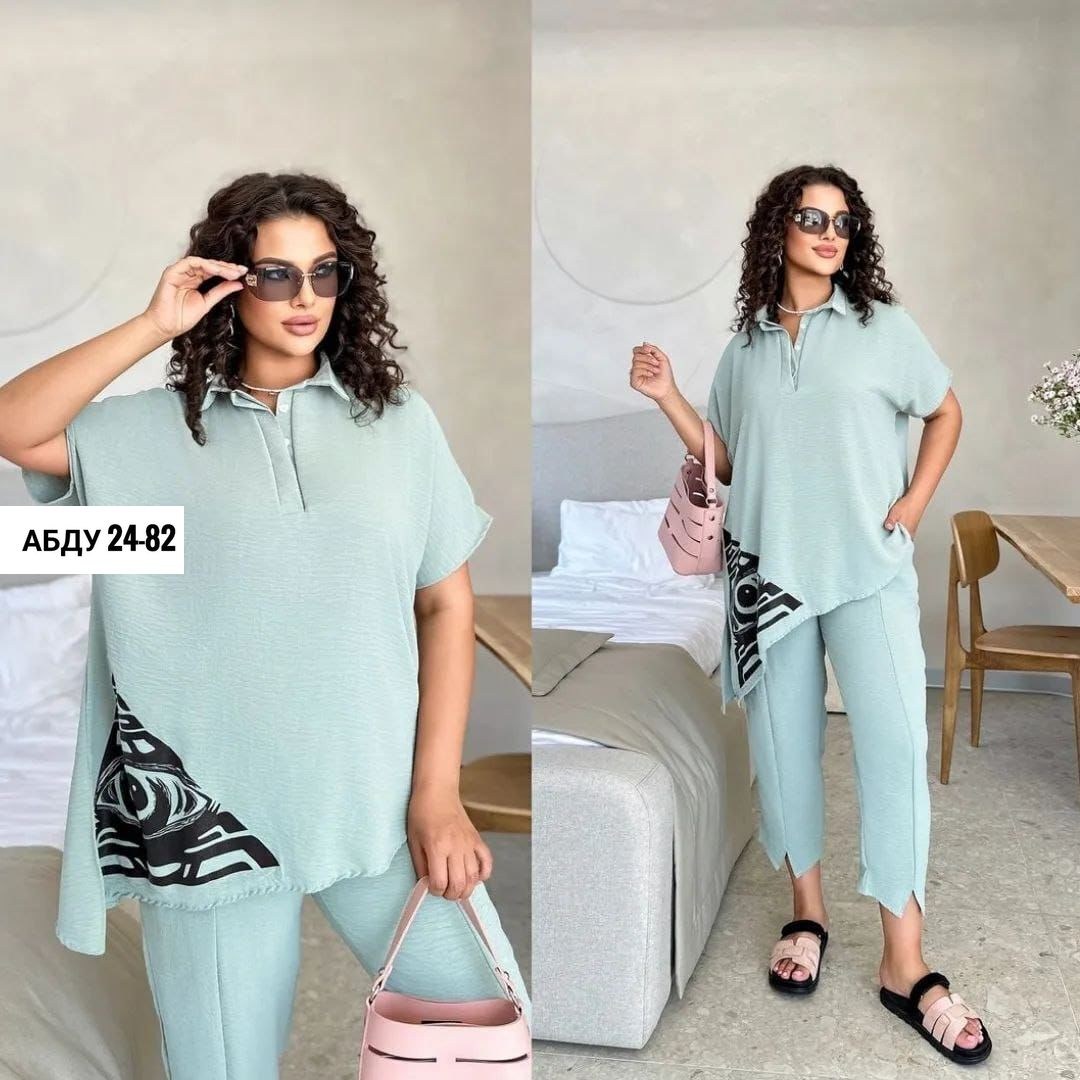 костюм двойка летний брючный,женские костюмы больших размеров, больших размеров,костюм женский большие размеры,летний брючный костюм
