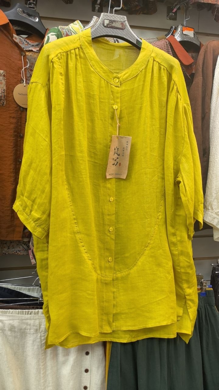 блузка ramie женская свободного покроя,льняная рубашка женская,льняная рубашка,повседневная рубашка,длинная рубашка