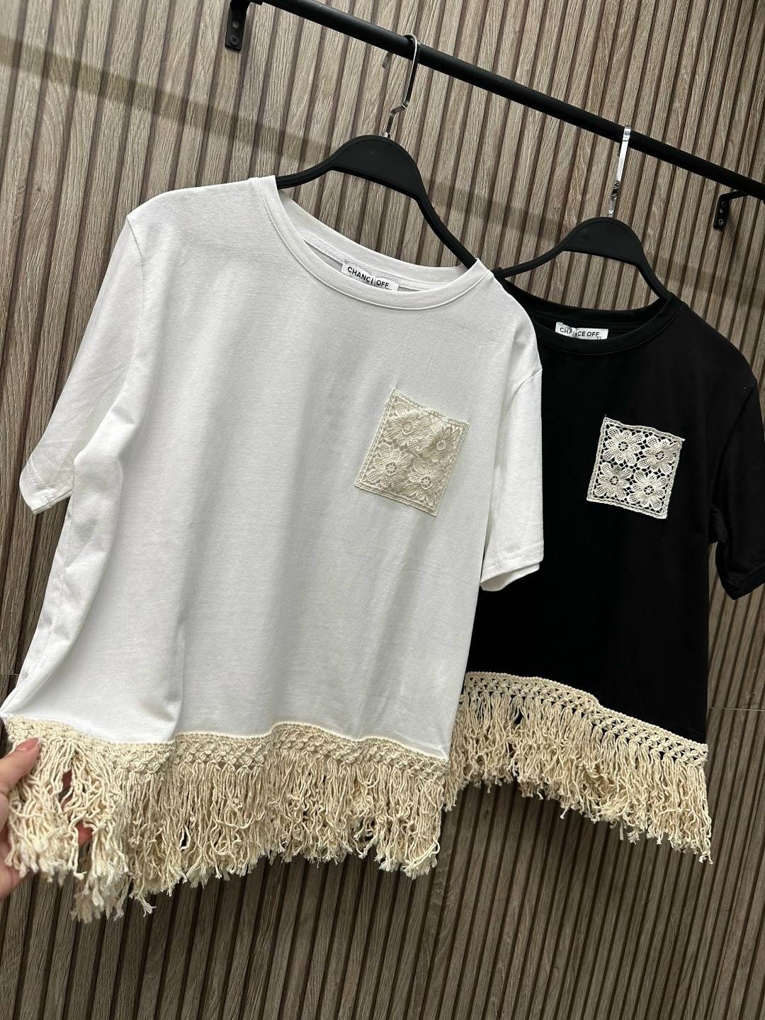 футболка бахрома,футболка с кружевами,футболки для женщин,женская футболка,майка с бахромой