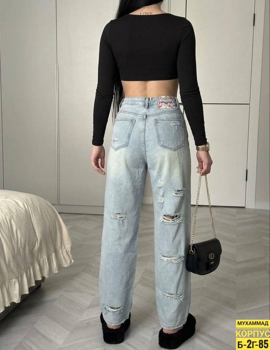 широкие рваные джинсы женские,джинсы модные,асимметричные широкие джинсы с высокой талией и дырками,рваные джинсы,широкие джинсы