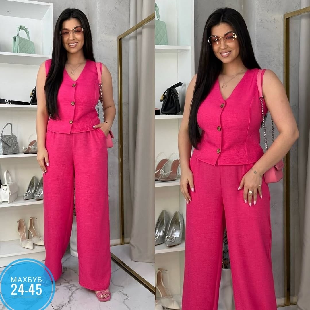 костюм женский брючный,брючный костюм,костюм двойка,костюм брюки палаццо и жилет,женский костюм