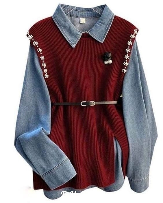 жилет с рубашкой,жилет с поясом,трикотажный жилет,вязаные жилеты,женская жилетка