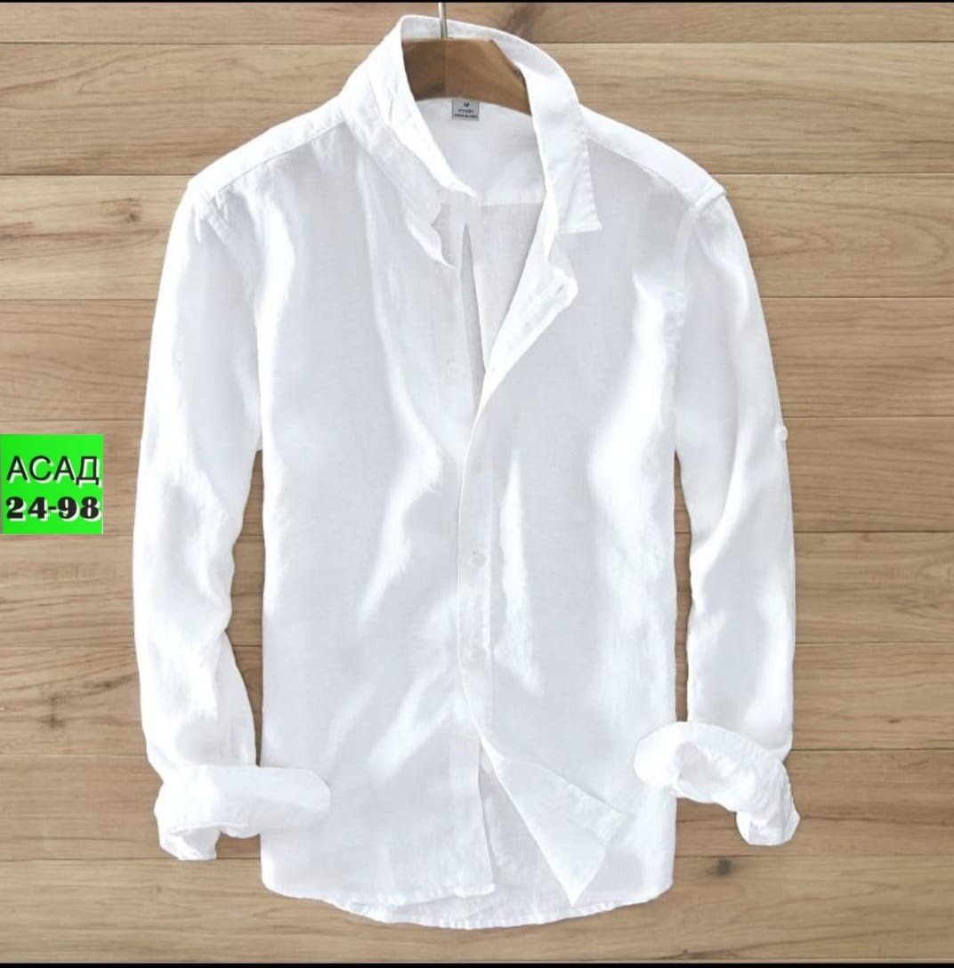 мужская льняная рубашка,мужская хлопковая льняная рубашка с длинным рукавом,льняная рубашка,рубашка мужская белая,мужские рубашки