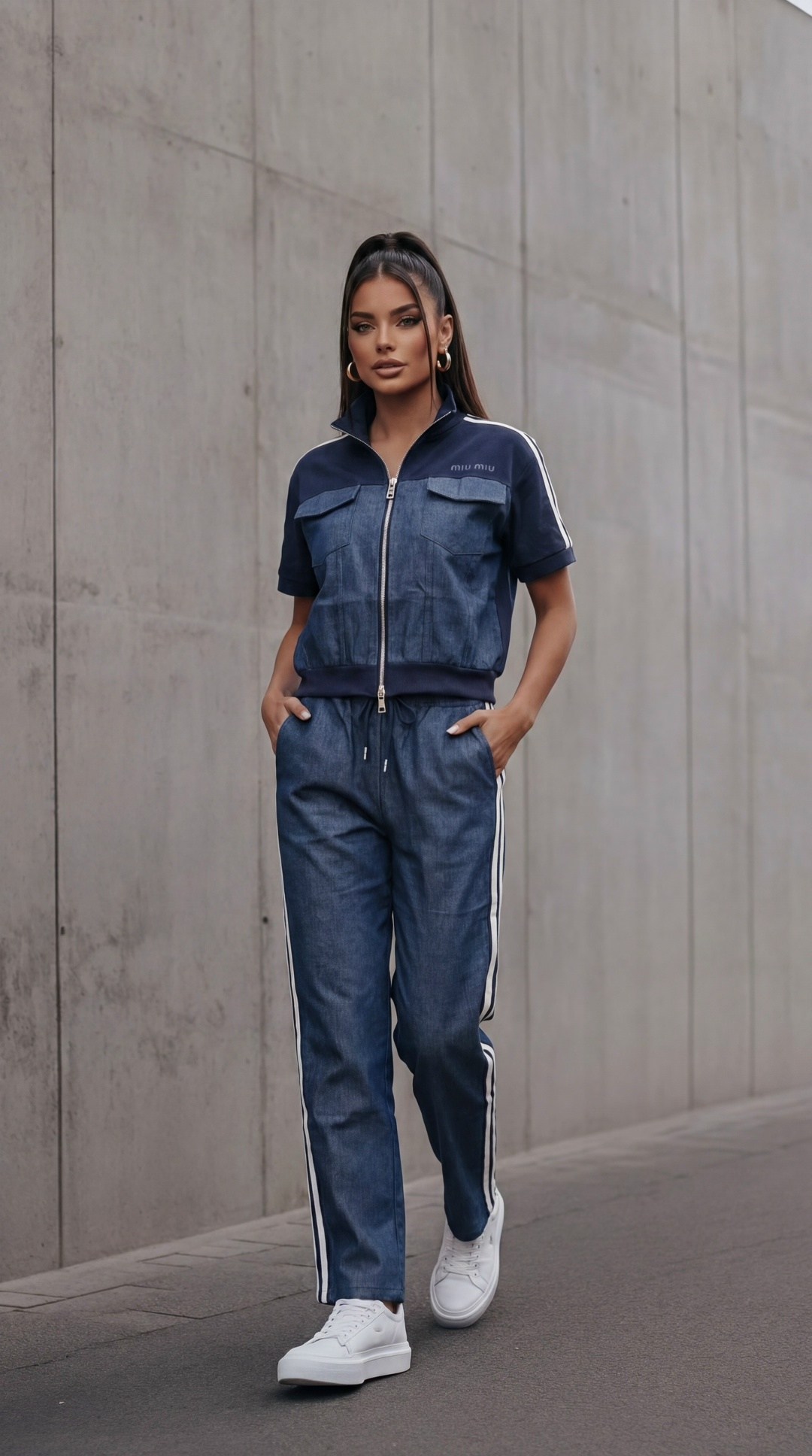 костюм джинсовый брючный waibe one 255434249,костюм джинсовый брючный w.one,костюм джинсовый брючный,костюм джинсовый брючный waibe one цвет белый синий,костюм джинсовый