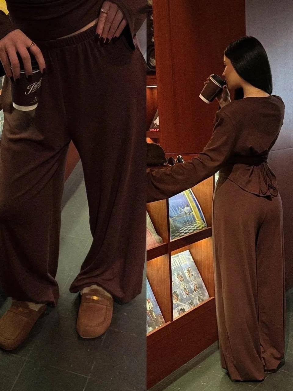 брюки для толстовок с двумя частями,костюм тройка женский,женский костюм,костюм кашемировый,брюки комплект
