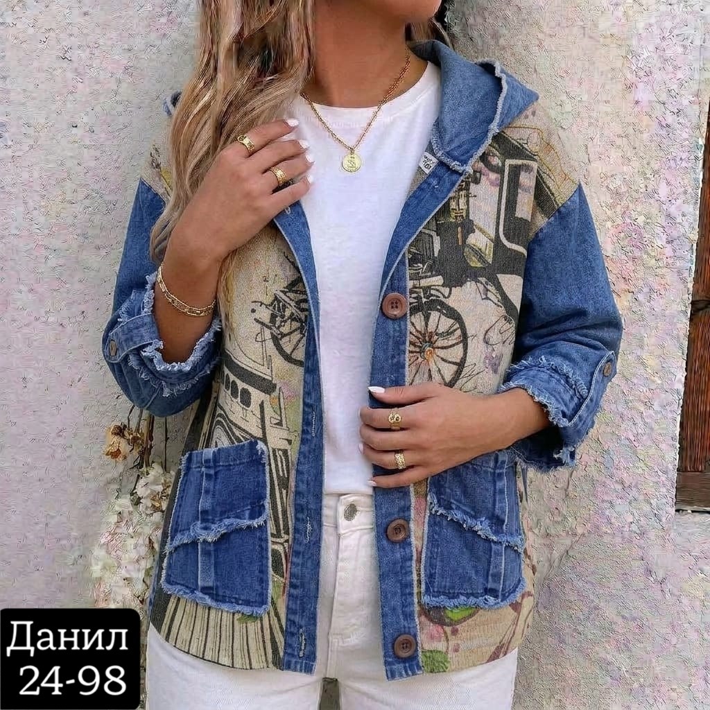джинсовая куртка женская,джинсовая куртка,джинсовая куртка с принтом,джинсовая куртка женская duomo tиcoн,джинсовая курточка