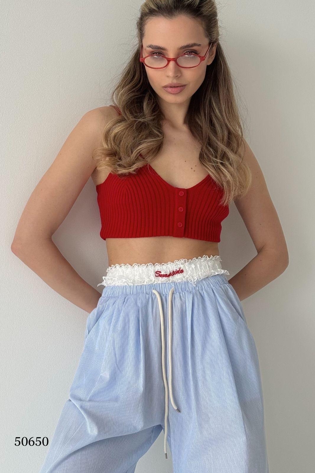 брюки палаццо из муслина,брюки широкие,повседневные брюки,брюки голубой,брюки палаццо