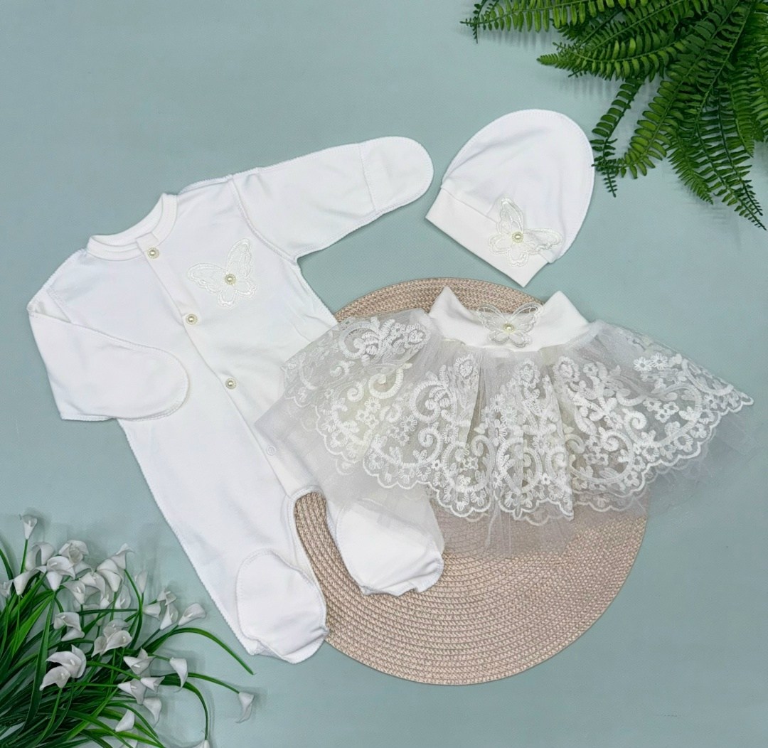 комплект на выписку,комплект на выписку fleole для девочки кружевная,комплект на выписку трия,комплект на выписку папитто,комплект для новорожденного на выписку