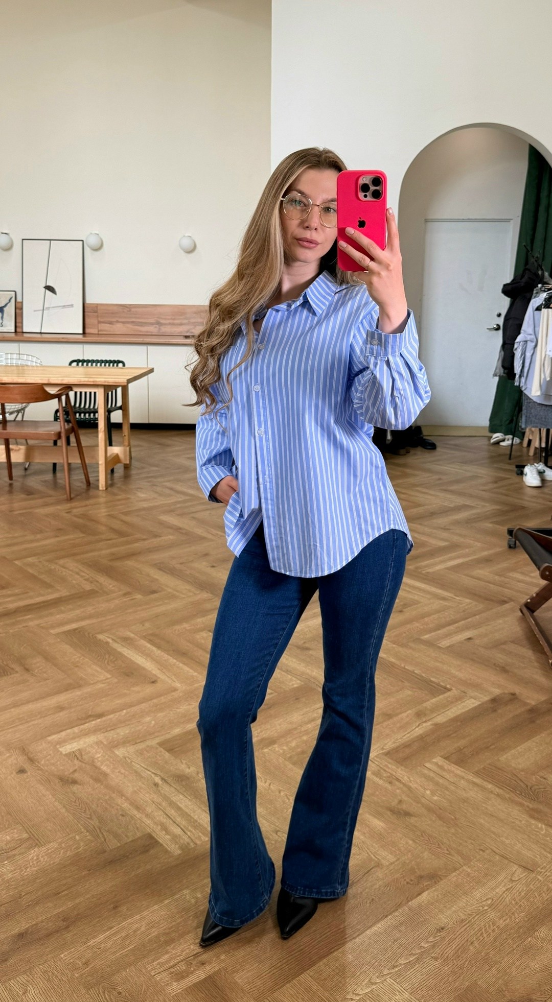 рубашка madmext синий,рубашка в полоску,рубашка женская,стильная рубашка,женская рубашка в полоску