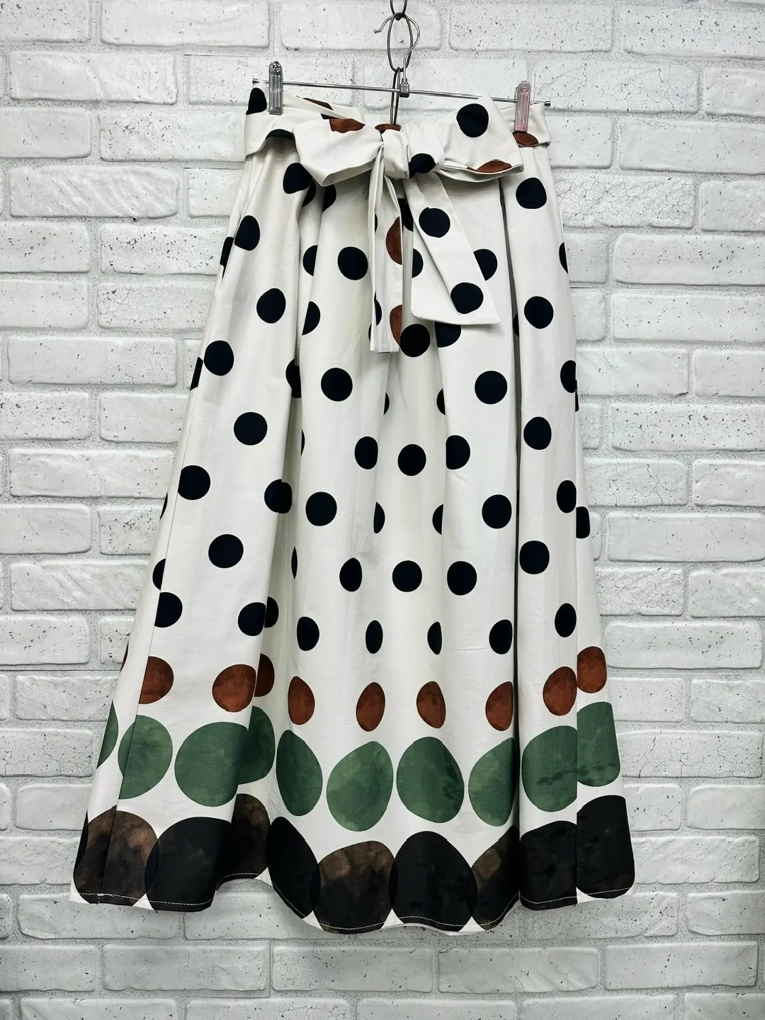 летняя шифоновая юбка в горошек,юбка в горошек,юбка миди в горошек,модные юбки в горошек,юбка женская в горошек