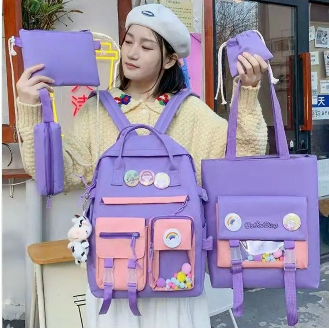 рюкзак школьный для девочки комплект 5 в 1,рюкзак комплект 5 в 1,набор рюкзак,рюкзак школьный для девочек портфель,рюкзак школьный набор