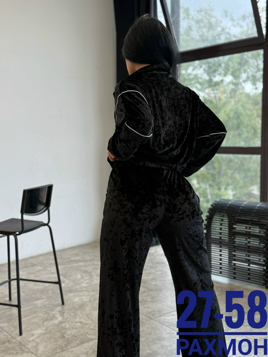 женские костюмы,велюровый костюм женский,черный велюровый костюм женский,костюм двойка,костюм велюровый