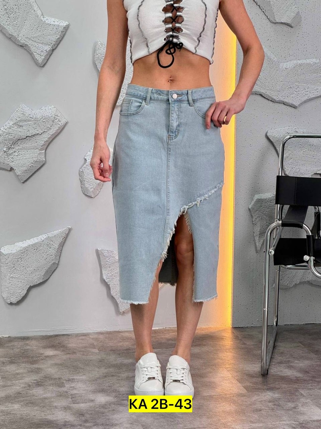 джинсовая юбка,юбка джинсовая миди,женская юбка джинсовая,юбка джинс,юбка миди джинсовая с разрезом спереди ниже колен