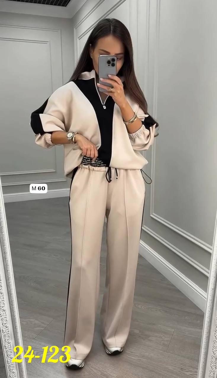 костюм двойка женская,женский костюм двойка ткань креп,костюм двойка,костюм спорт шик alexia m 488669952,костюм женский