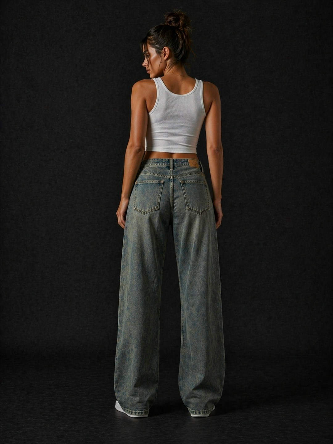 широкие рваные джинсы багги baggy jeans y2k,мешковатые джинсы y2k свободный крой рваные джинсы,женские джинсы,широкие джинсы,джинсы