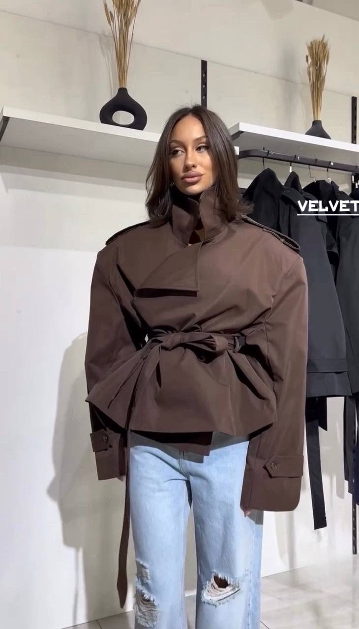 повседневная куртка,женский тренч,куртка с поясом,тренч плащ