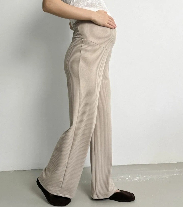 брюки для беременных,штаны для беременных,бежевые брюки,брюки женские для беременных,костюм для беременных