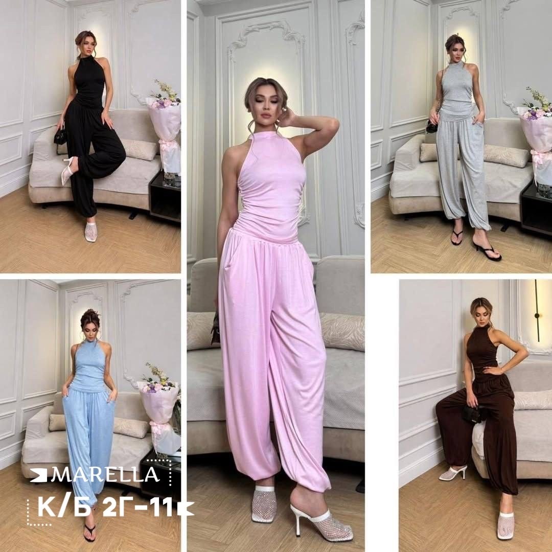 женский костюм брюки палаццо,трикотажные костюмы,брюки комплект,костюм двойка женская,брюки широкие