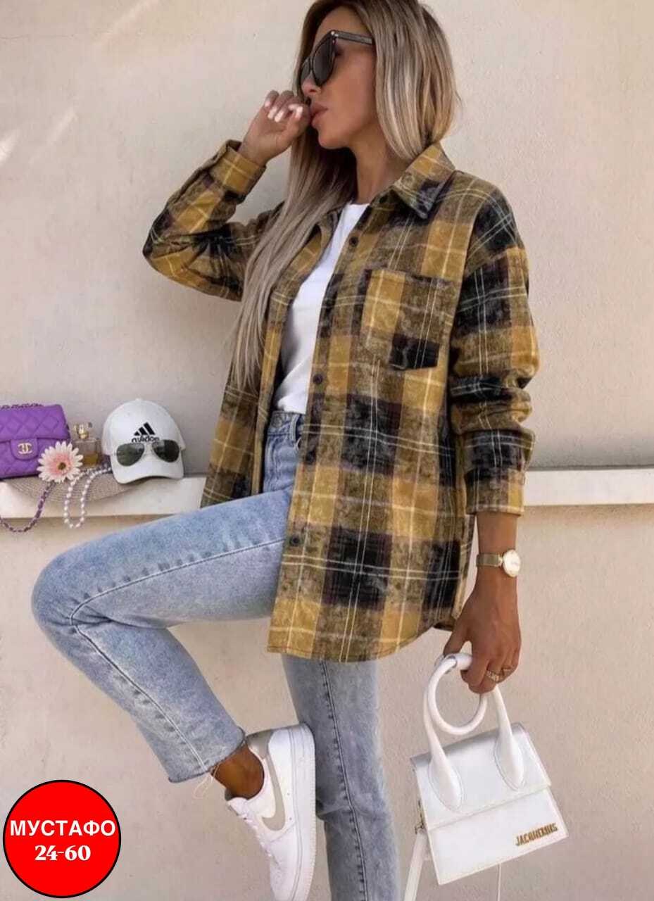 женская рубашка в клетку,рубашка женская оверсайз в клетку,женская клетчатая рубашка,теплая рубашка в клетку оверсайз,рубашка женская в клетку оверсайз lipsi