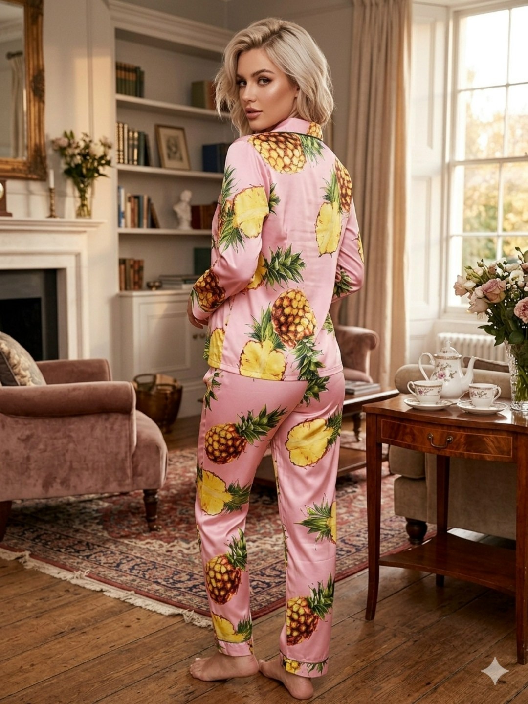 пижама для женщин,женская пижама,пижама с принтом,модная пижама,пижама женская модная