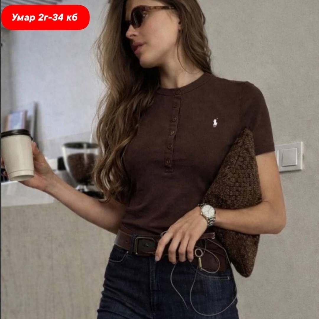 футболка поло женская,женские поло,женская футболка,футболка-поло женская коричневая,поло ральф лорен женское