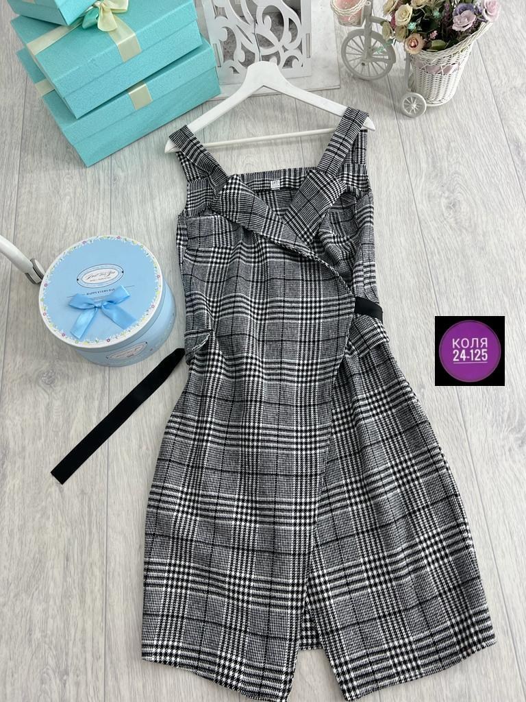 твидовый сарафан,теплый сарафан,сарафан,сарафан модный,сарафан в клетку