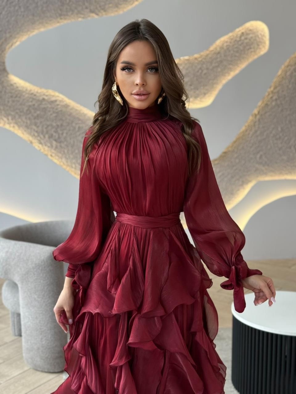 длинное платье,платье,вечернее платье,платья женская вечернее,бордовое бальное платье