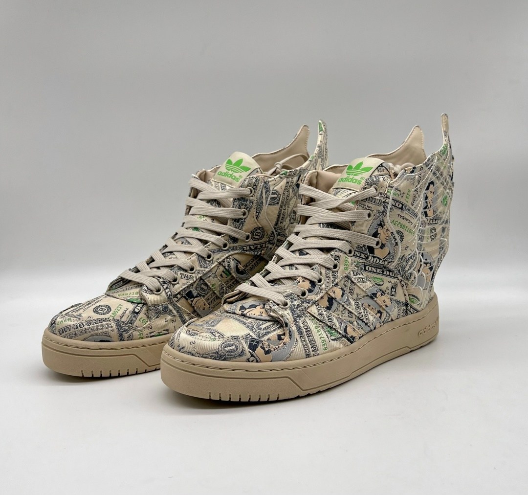 adidas jeremy scott wings 2.0,adidas jeremy scott wings 2.0 money,adidas wings 2.0 x jeremy scott money,adidas jeremy scott dollar,adidas x jeremy scott js wings 2.0 money g95773