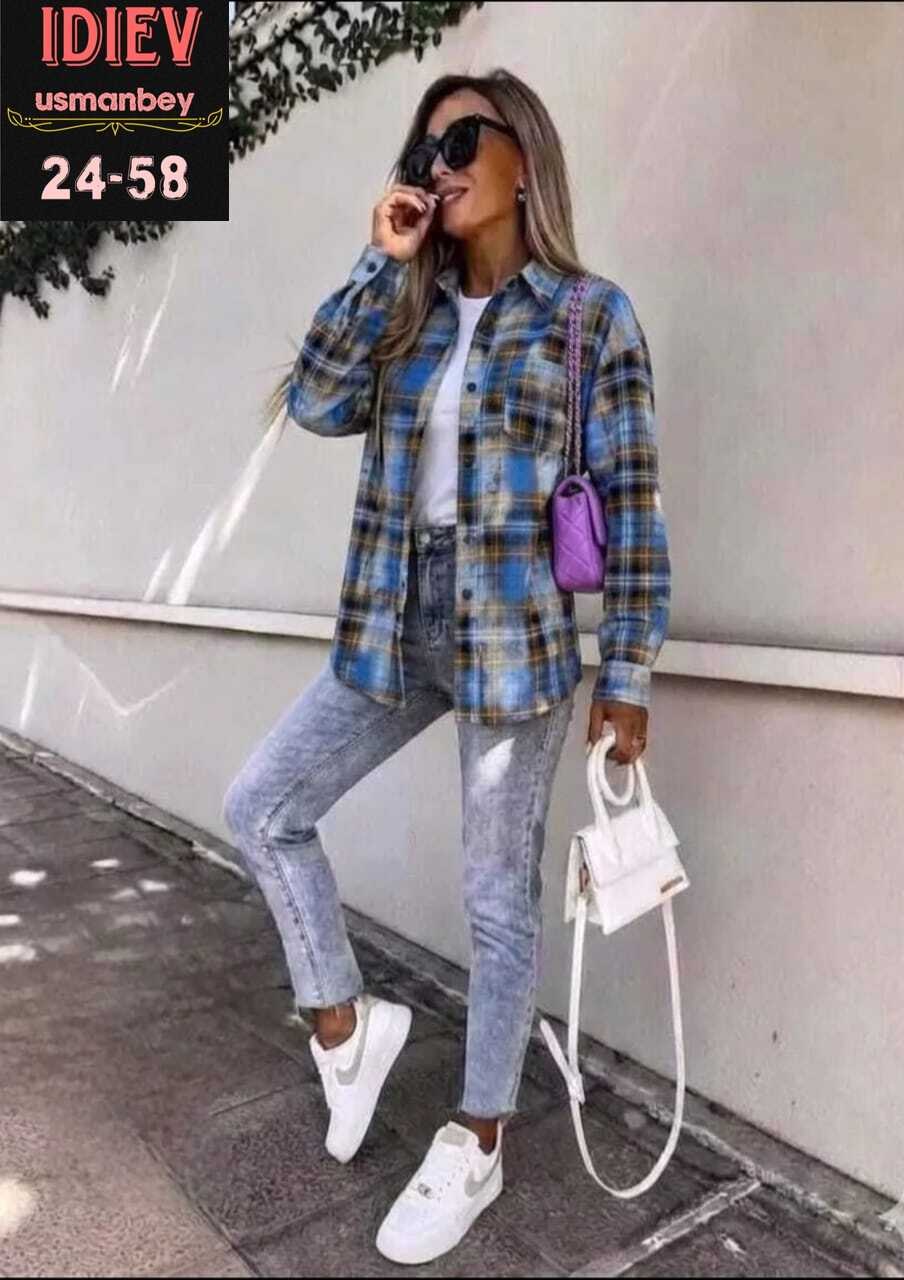 рубашка в клетку женская оверсайз,женская рубашка,рубашка в клетку,рубашка в клетку женская теплая,женская рубашка в клетку