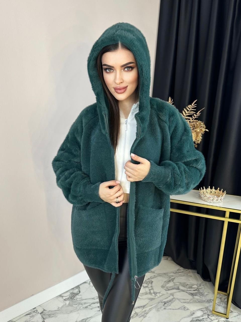 кардиган пушистый,кофта теплая,куртка альпака,женская кофта,кардиган альпака