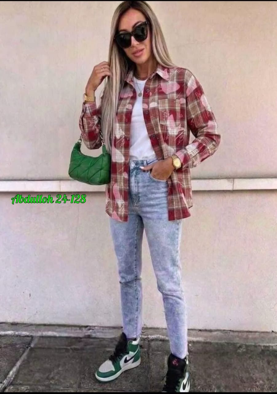 женская рубашка в клетку,рубашка клетчатая женская,рубашка женская оверсайз в клетку,рубашка женская теплая в клетку оверсайз,рубашка в клетку