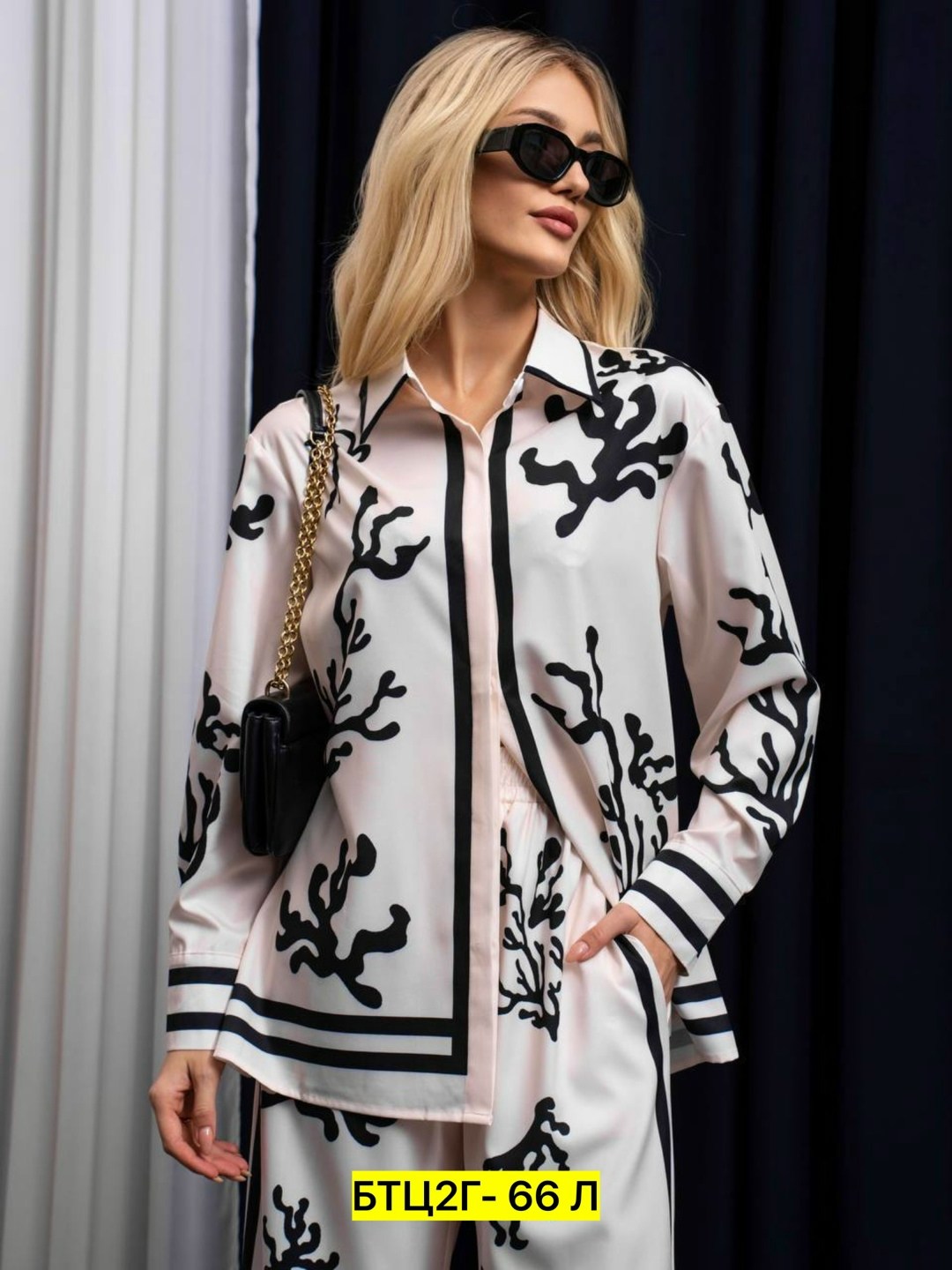 костюм в пижамном стиле,женский брючный костюм с принтом,костюм с брюками палаццо,брючный костюм,женские костюмы