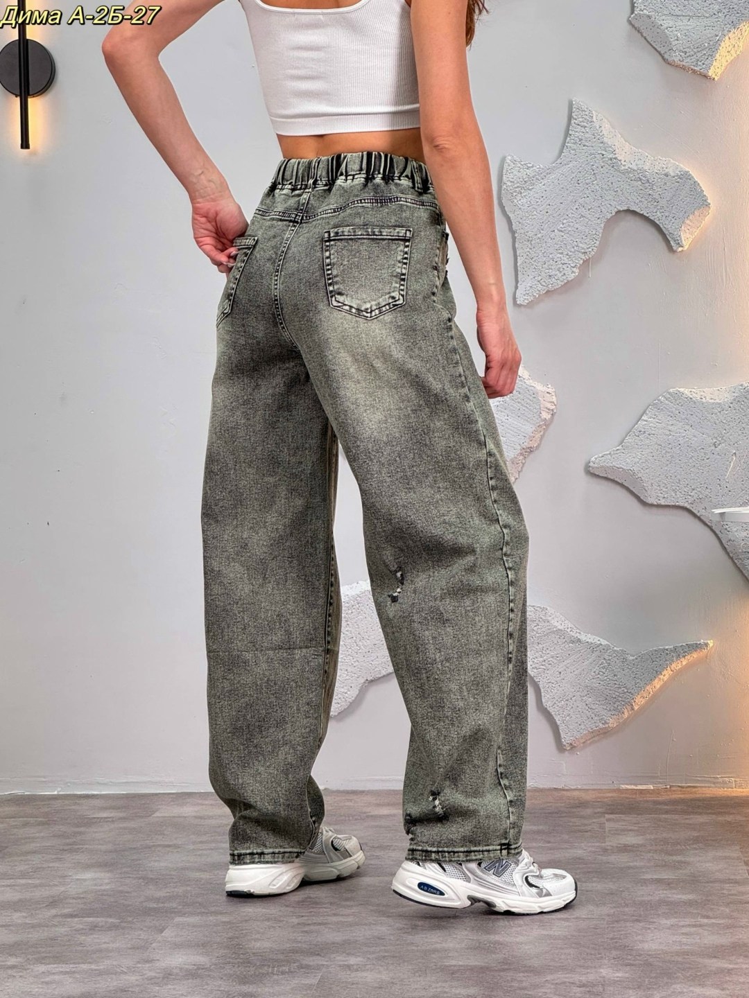 женские джинсы,джинсы женский barouz бело-серый бананы,джинсы,джинсы женские широкие,джинсы широкие