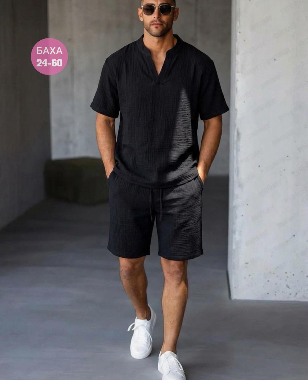 костюм для мужчин,мужские летние костюмы,костюм мужской с шортами,мужские комплекты,мужская мода
