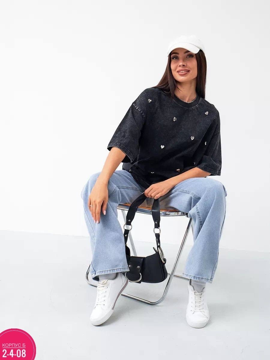 футболка оверсайз варенка со стразами серая варенка micca,футболка варенка оверсайз,футболка оверсайз со стразами камнями серая mesale,футболка женская варенка оверсайз,женская футболка оверсайз