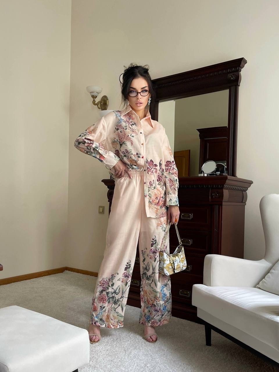 костюм с брюками,костюм в пижамном стиле,пижамные костюмы,костюм женский летний,женский костюм