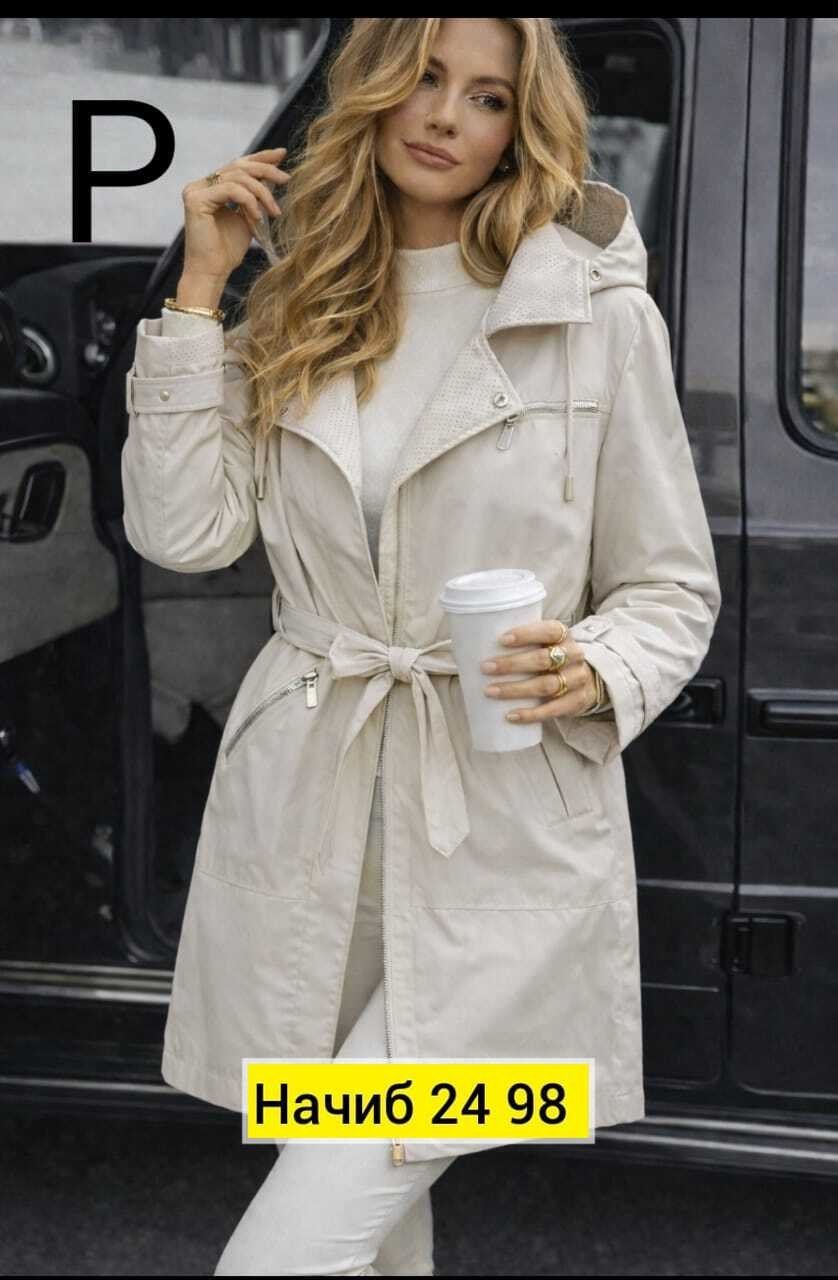 плащ женский,плащ beautiful&free 6166 бежевый,тренч плащ,удлиненная куртка,плащ тренч