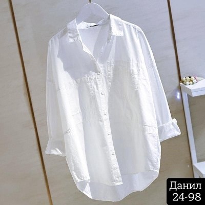 белая женская рубашка,рубашка оверсайз женская,женские повседневные белые рубашки,длинная белая рубашка,рубашка белая