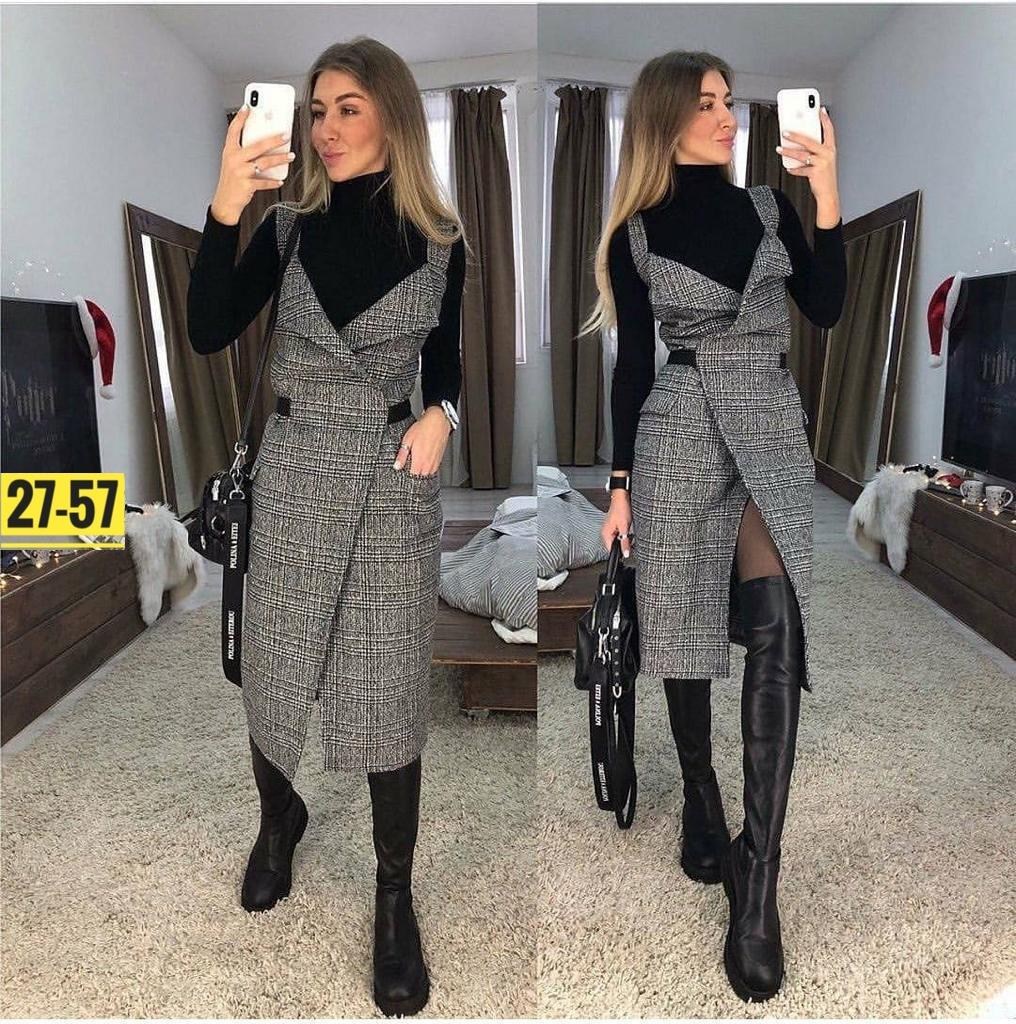 сарафан платье,сарафан,теплые сарафаны,платье с жилеткой,платье платье