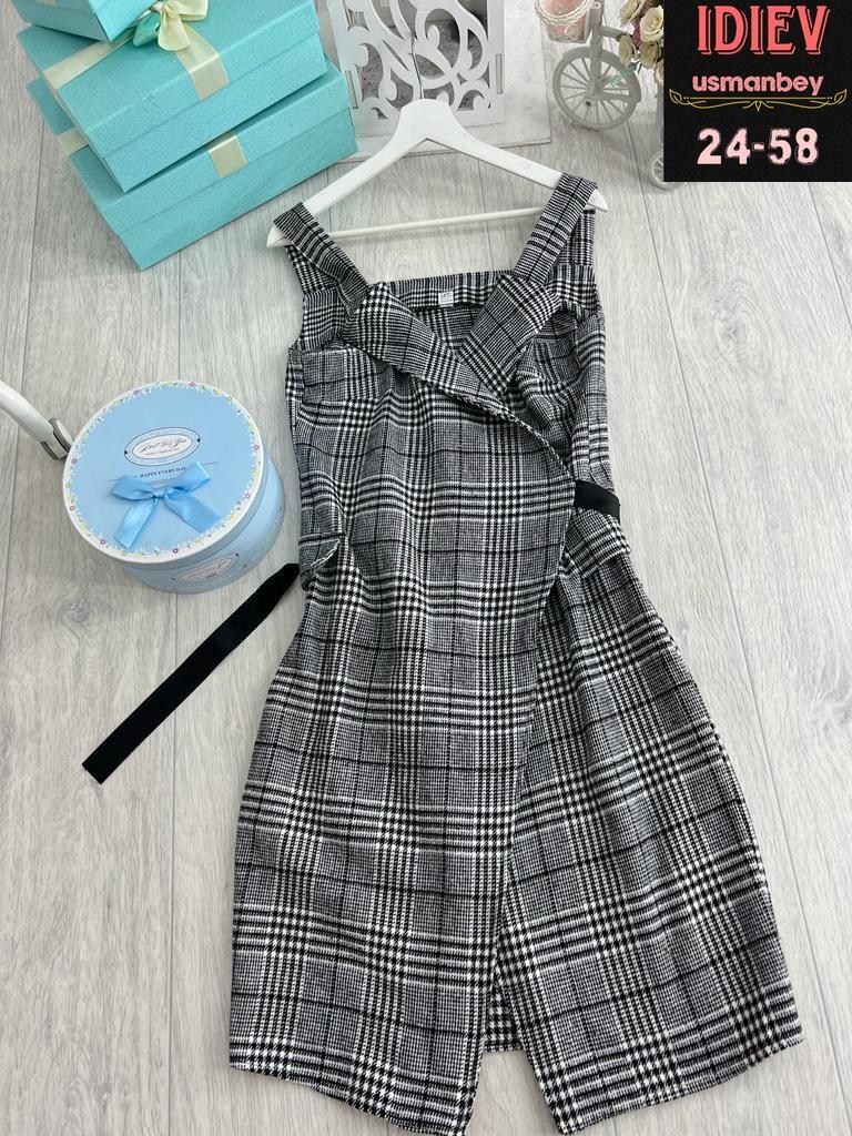 теплый сарафан,твидовый сарафан,сарафан,сарафан из драпа,сарафан теплый в клетку