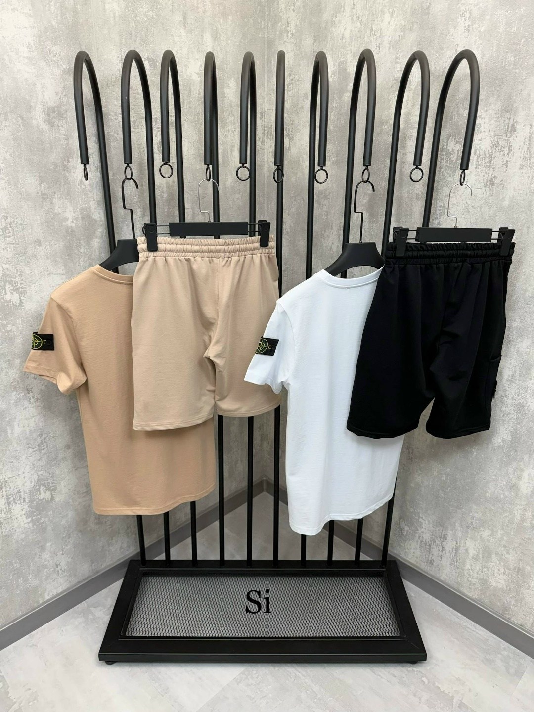 спортивный костюм stone island,летний костюм стон айленд,stone island шорты,костюм с шортам