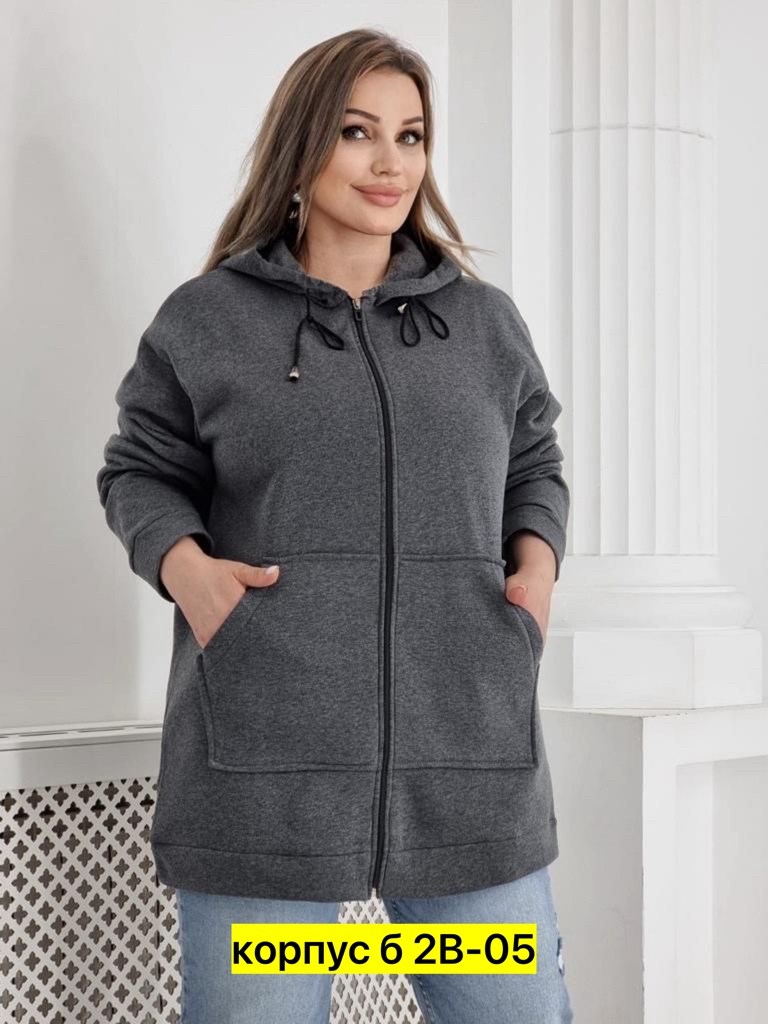 толстовка большого размера,женская толстовка на флисе,женский кардиган на флисе,толстовка большие размеры tina style,толстовка женская