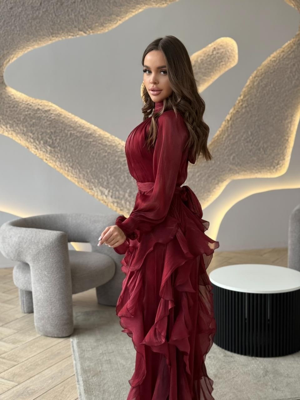 длинное платье,платье,вечернее платье,платья женская вечернее,бордовое бальное платье