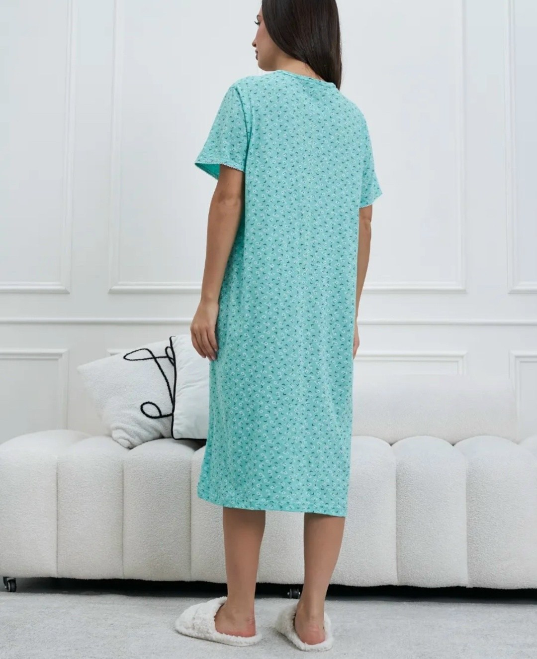 сорочка женская,ночная сорочка женская,ночная сорочка,ночная сорочка трикотажная хлопок mironia,ночная сорочка трикотажная хлопок